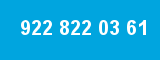 922 822 03 61